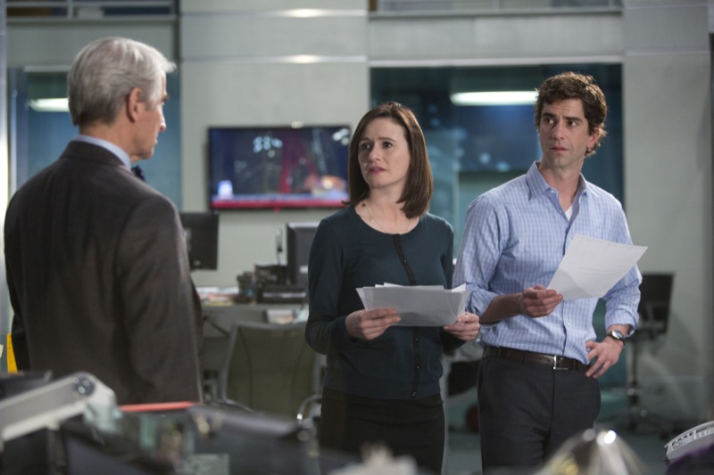 The Newsroom (2012) : Photo Emily Mortimer, John Gallagher Jr.