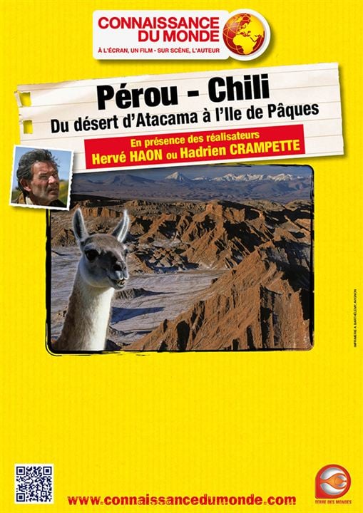 Perou Chili - Du désert d'Atacama à l'Ile de Pâques : Affiche