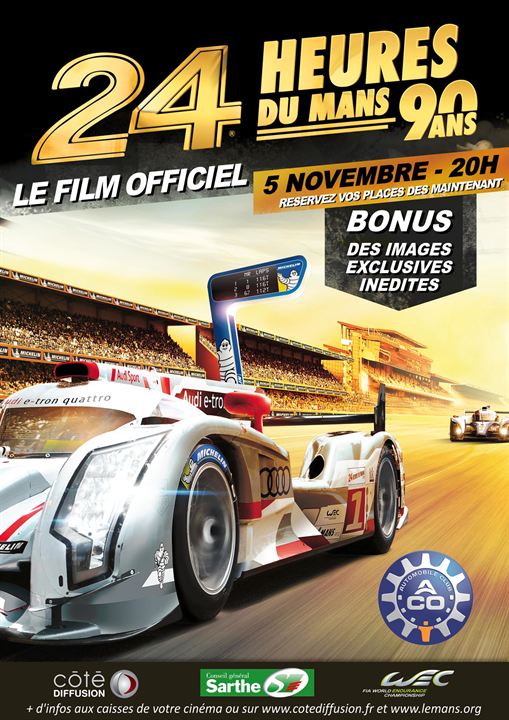 Les 24 heures du Mans 2013 : la course des 90 ans : Affiche