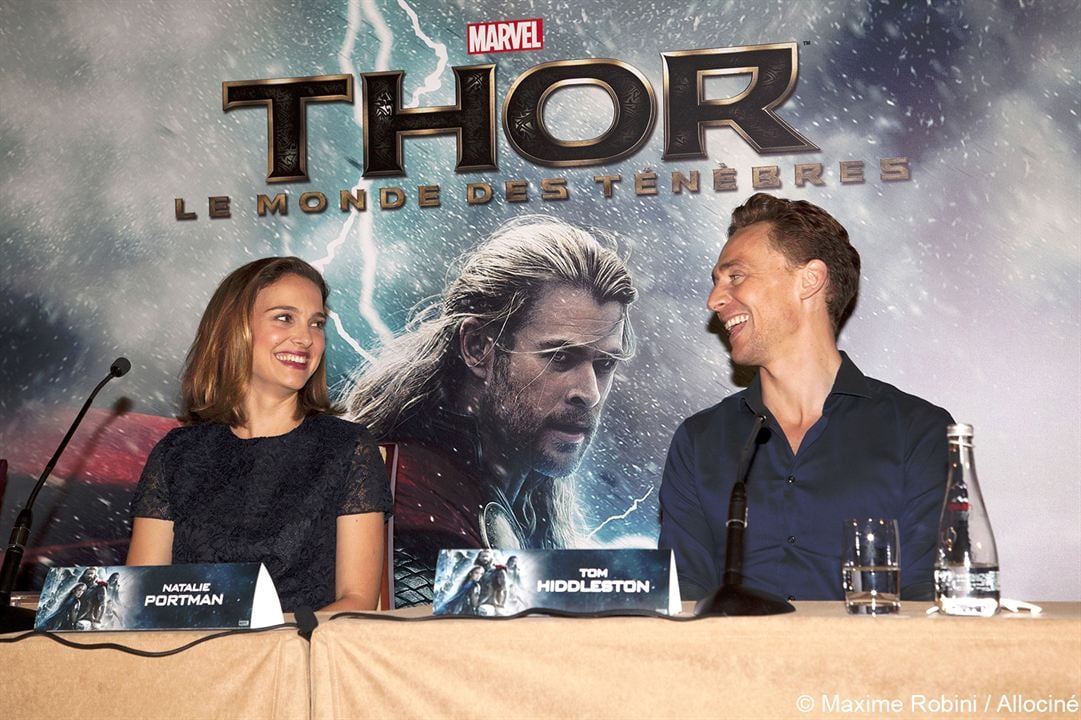 Thor : Le Monde des ténèbres : Photo promotionnelle Tom Hiddleston, Natalie Portman