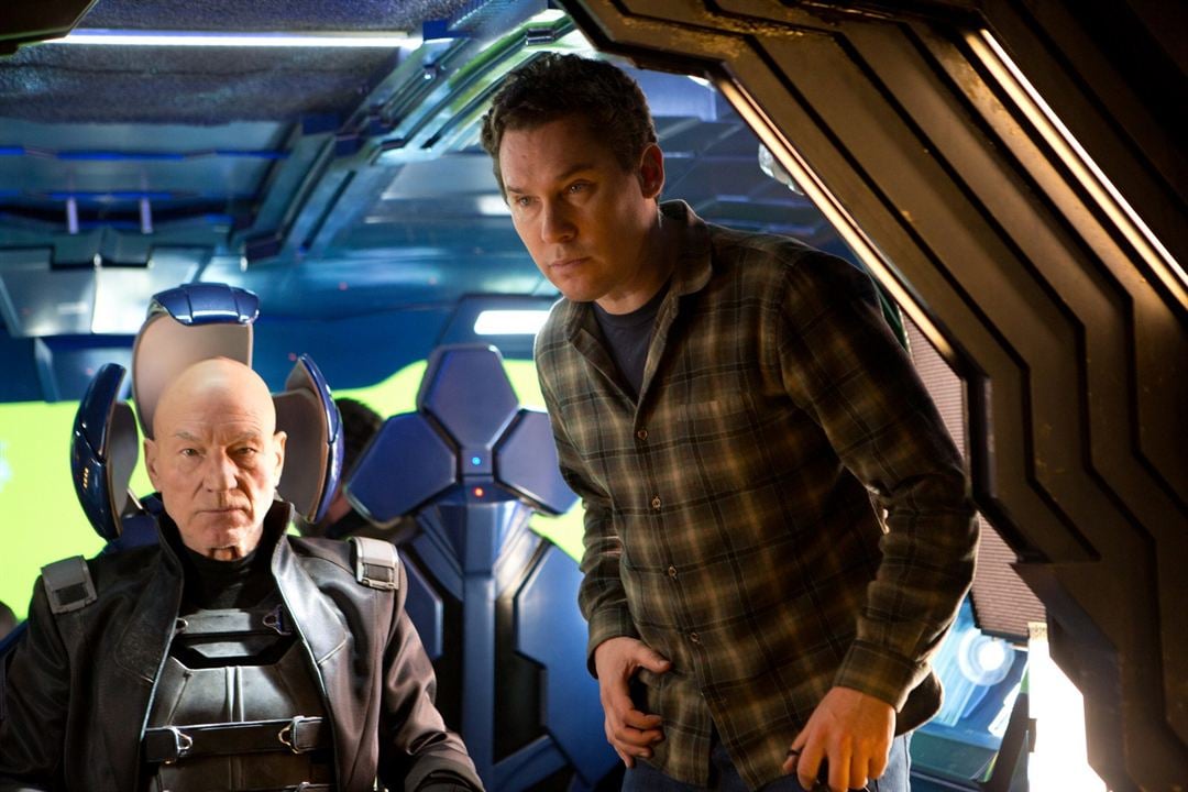 X-Men: Days of Future Past : Photo Patrick Stewart, Bryan Singer