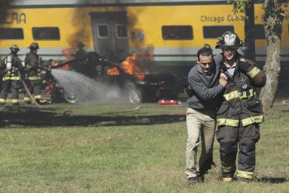 Chicago Fire : Photo Jesse Spencer, Derek Gaspar