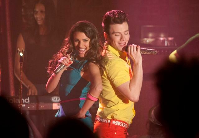 Glee : Photo Chris Colfer, Lea Michele