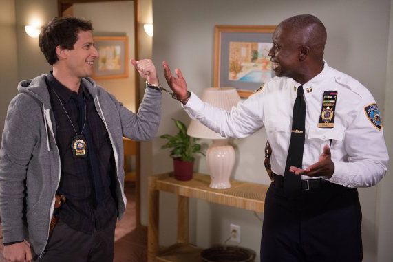 Brooklyn Nine-Nine : Photo Andy Samberg, Andre Braugher