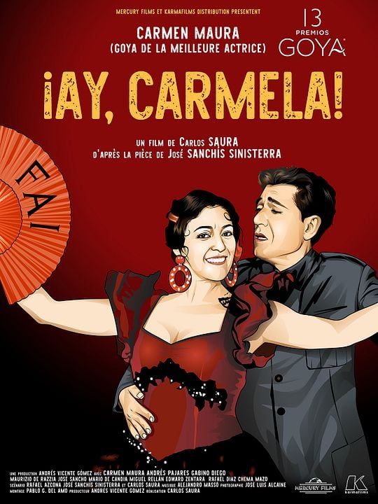 ¡Ay, Carmela! : Affiche