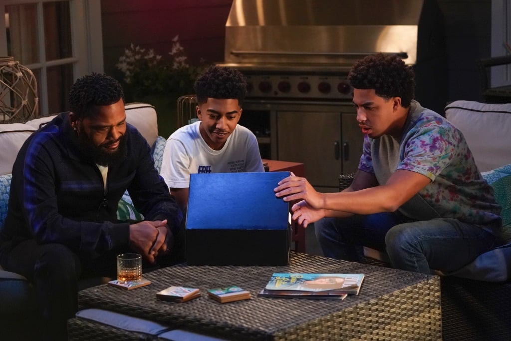 Black-ish : Photo Marcus Scribner, Miles Brown, Anthony Anderson