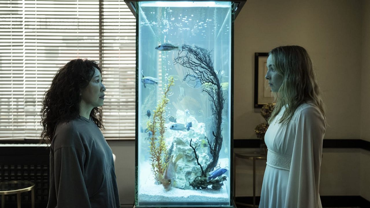 Killing Eve : Photo Sandra Oh, Jodie Comer