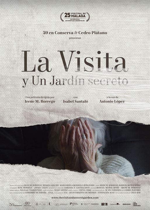 La Visite et un jardin secret : Affiche