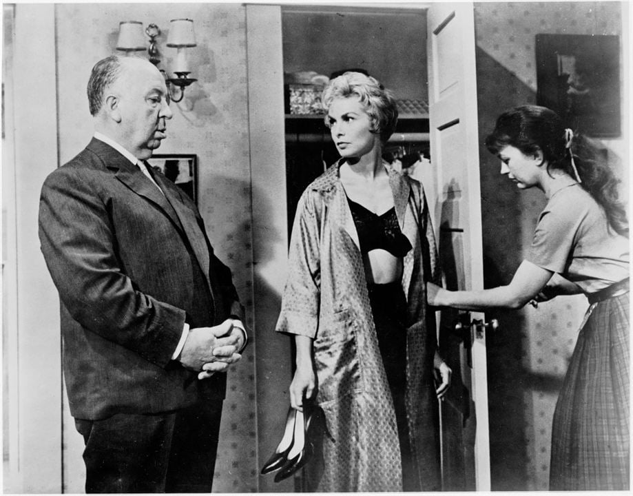 Psychose : Photo Alfred Hitchcock, Janet Leigh