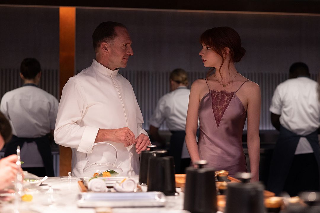 Le Menu : Photo Ralph Fiennes, Anya Taylor-Joy