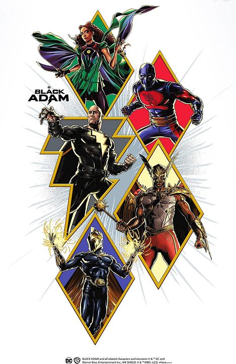Black Adam : Affiche