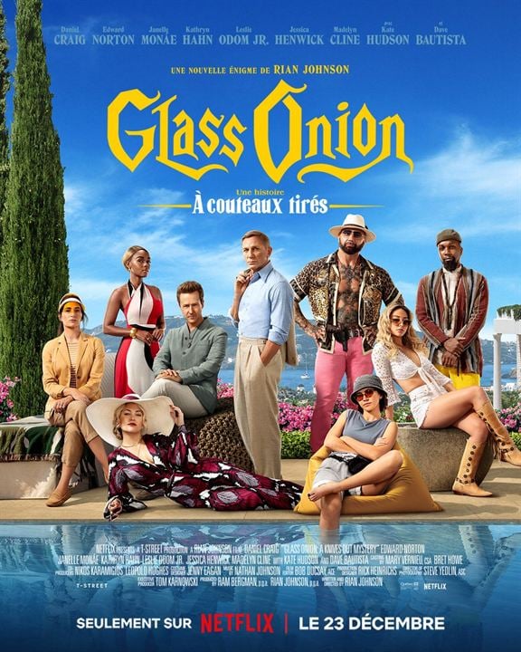 Glass Onion : une histoire à couteaux tirés : Affiche