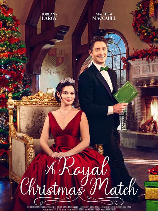 Coup de foudre royal à Noël : Affiche