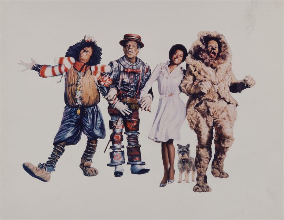 The Wiz : Photo Michael Jackson, Diana Ross, Ted Ross, Nipsey Russell