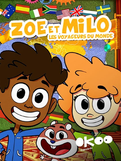 Zoé et Milo, les voyageurs du monde : Affiche