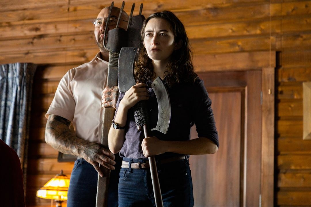 Knock at the Cabin : Photo Dave Bautista, Abby Quinn