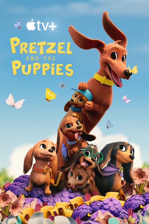 Bretzel et les bébés chiens : Affiche