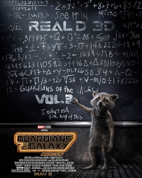 Les Gardiens de la Galaxie 3 : Affiche