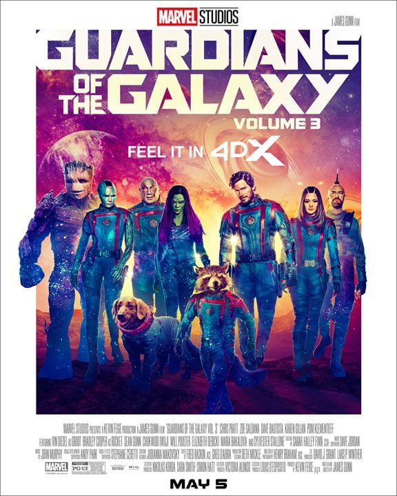 Les Gardiens de la Galaxie 3 : Affiche