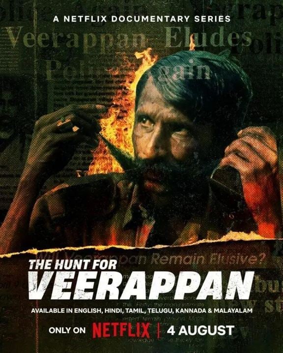 La cavale sanglante de Veerappan : Affiche