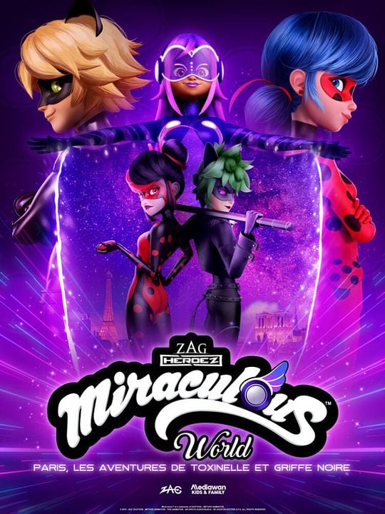 Miraculous World Paris : Les Aventures de Toxinelle et Griffe noire : Affiche