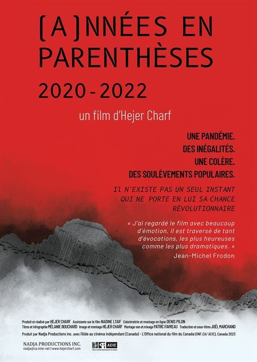 Années en parenthèses 2020-2022 : Affiche