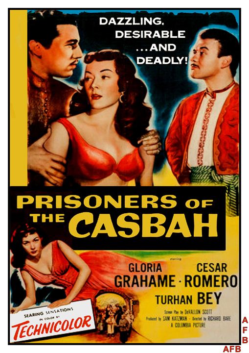 Les Prisonniers de la Casbah : Affiche