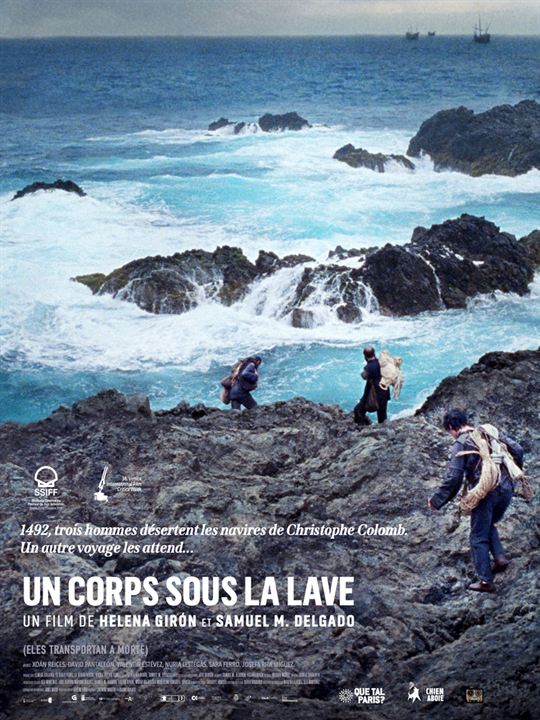 Un corps sous la lave : Affiche