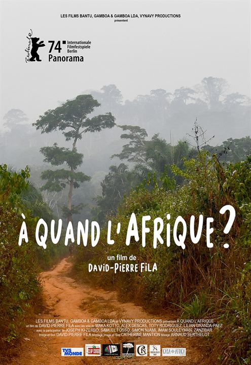À quand l’Afrique? : Affiche