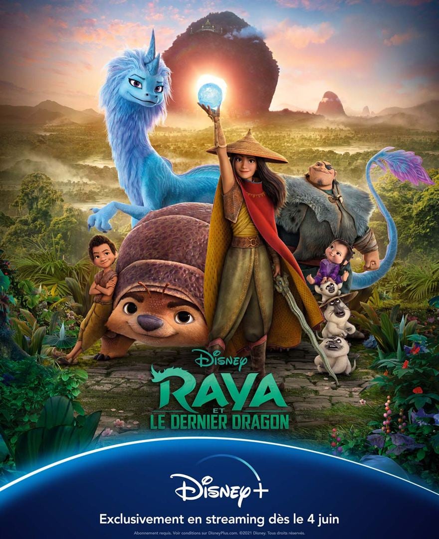 Affiche du film raya et le dernier dragon