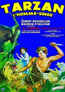 Affiche du film Tarzan, l'homme singe