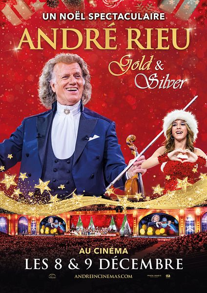 Affiche du film André Rieu's 2024 Christmas Concert: Gold and Silver