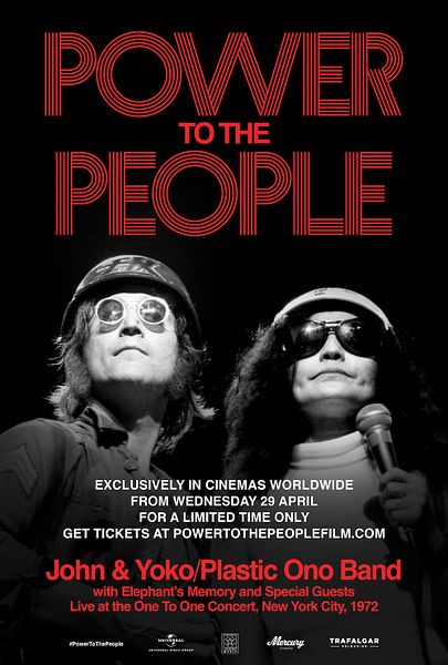Affiche du film Power To The People: John & Yoko Live In NYC
