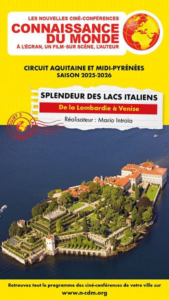 Affiche du film Splendeurs des lacs italiens, De la Lombardie à Venise