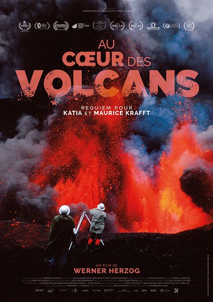 Affiche du film Au cœur des volcans - Requiem pour Katia et Maurice Krafft