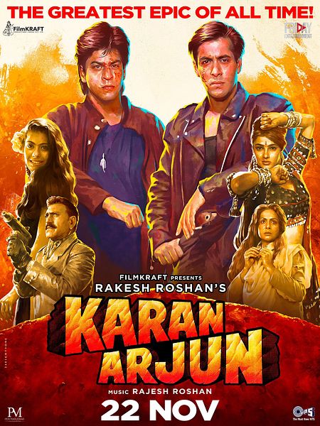 Affiche du film Karan Arjun