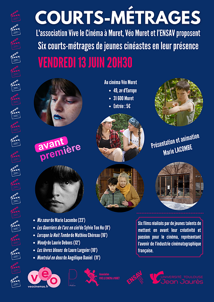 Affiche du film Soirée Courts-Métrages ENSAV