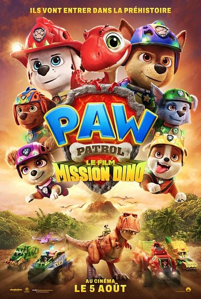 Affiche du film La Pat’ Patrouille : Le film mission Dino