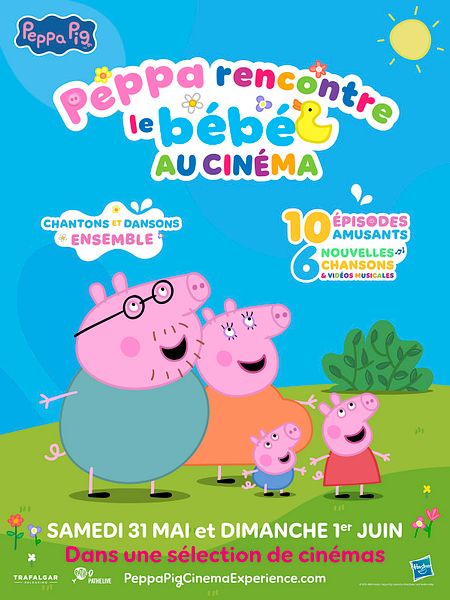 Affiche du film Peppa rencontre le bébé, au cinéma