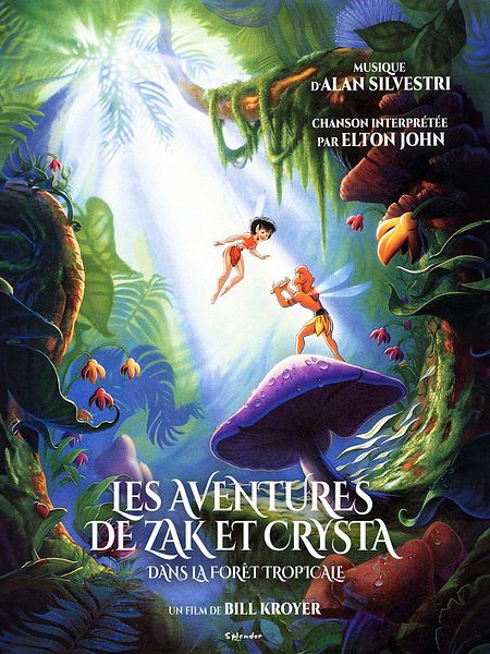 Affiche du film Les aventures de Zak et Crysta dans la forêt tropicale de FernGully