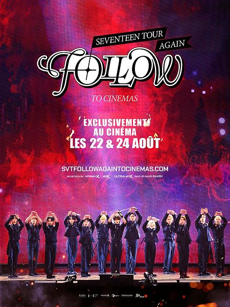 Affiche du film Seventeen tour 'Follow' Again to Cinemas