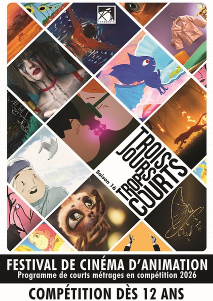 Affiche du film Festival Trois Jours Trop Courts 2026 Compétition dès 12 ans