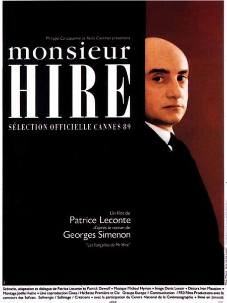 Affiche du film Monsieur Hire