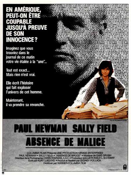 Affiche du film Absence de malice