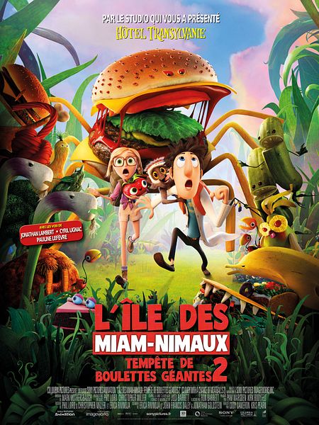 Affiche du film L'île des Miam-nimaux: Tempête de boulettes géantes 2