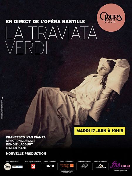 Affiche du film La Traviata (UGC Viva l'Opéra - FRA Cinéma)