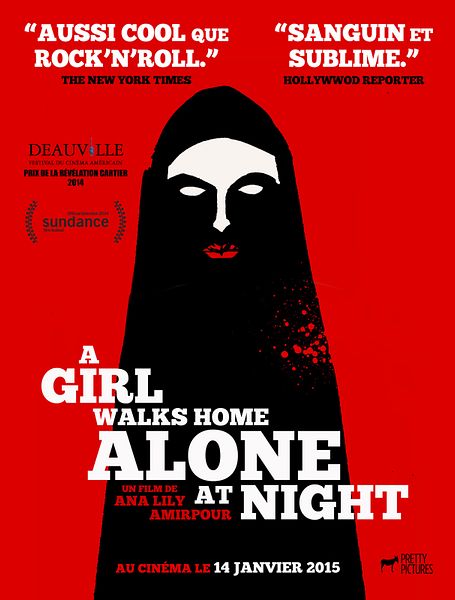 Affiche du film A Girl Walks Home Alone At Night