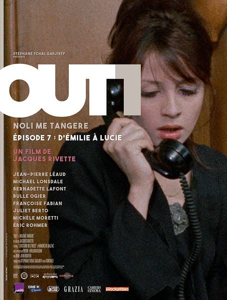 Affiche du film Out 1 : Noli me tangere - 7 - D’Émilie à Lucie