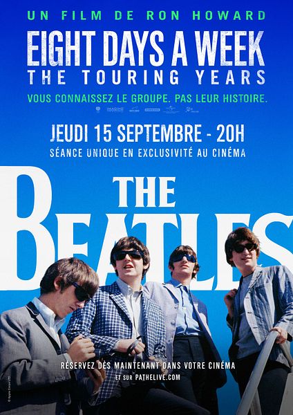 Affiche du film The Beatles: Eight Days a Week