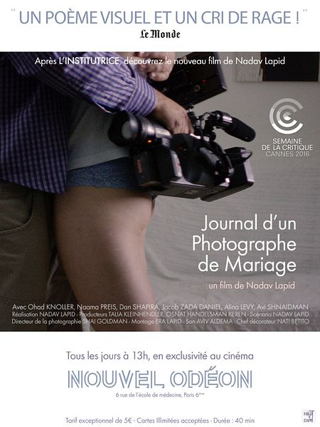 Affiche du film Journal d'un photographe de mariage